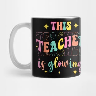 This Teacher Is Glowing Hello Summer A  End Of School Mug